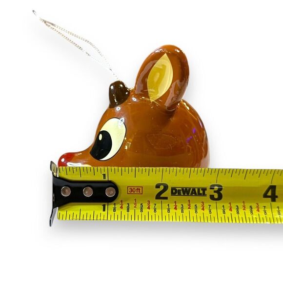 Hallmark Rudolph the Red Nosed Reindeer Ornament Retired 50th Anniversary 3in - Picture 8 of 8